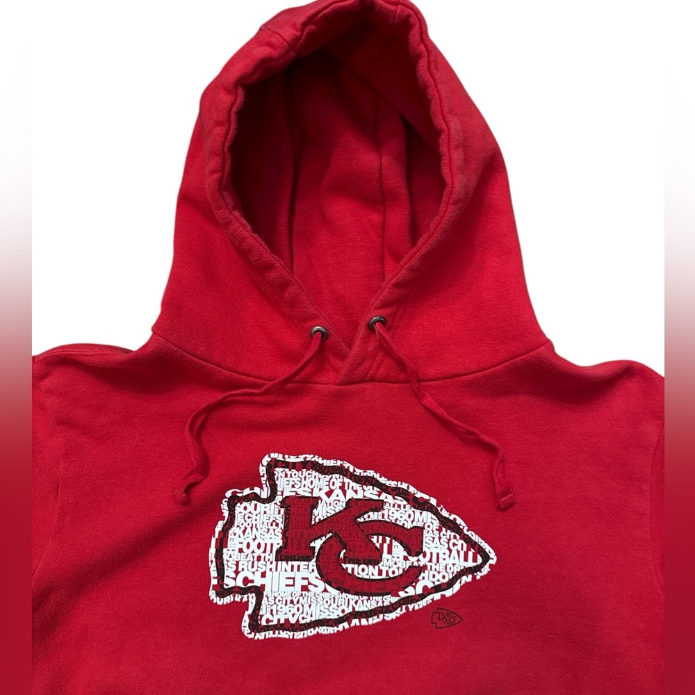 Kansas City Chiefs Men’s/Unisex Red Hoodie Size Medium Majestic‎ Logo NFL